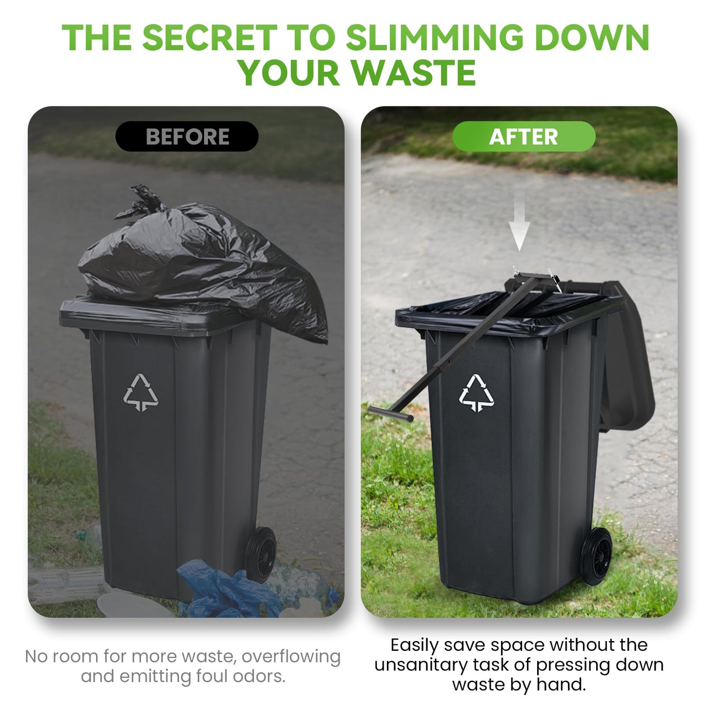 Touchless Manual Bin Compactor