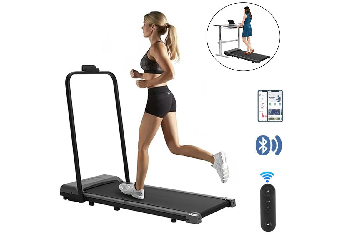 Foldable Walking Pad Treadmill Compact Flat