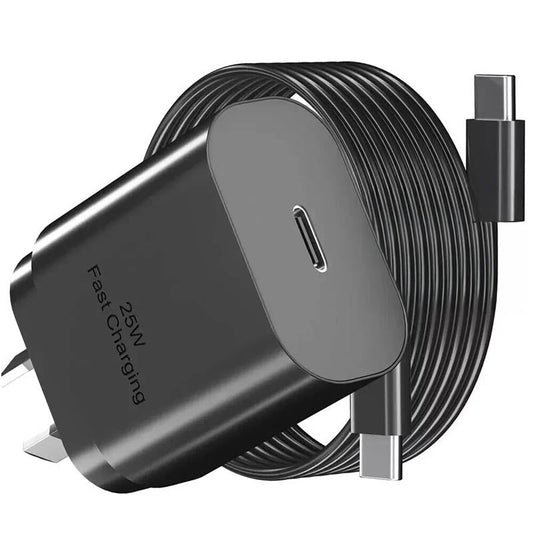 Samsung 25W Fast Charger With Type C Cable Replacement