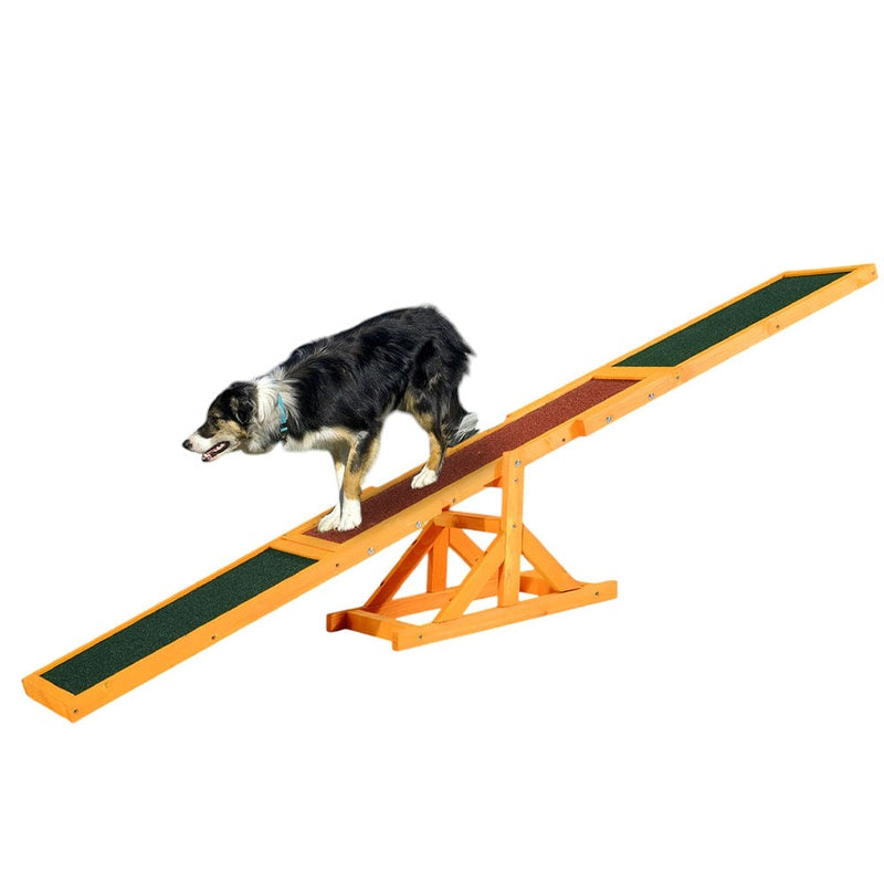 Wooden Dog Agility Seesaw for Training and Exercise