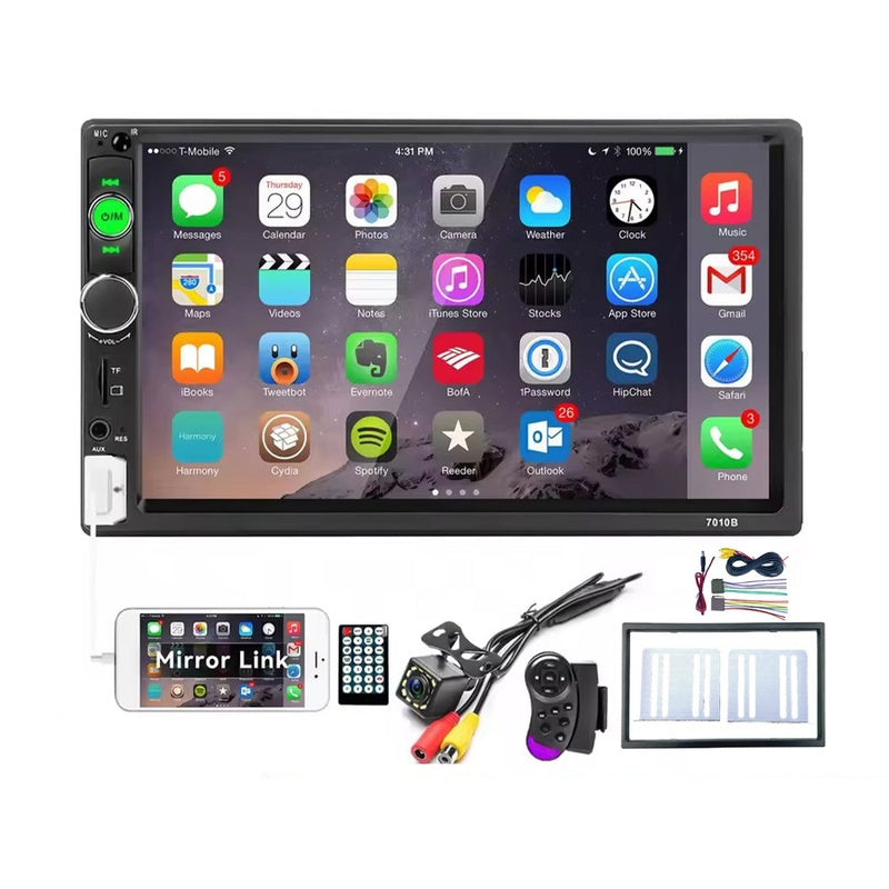 Car Stereo 2 DIN Bluetooth + Camera + Steering wheel control