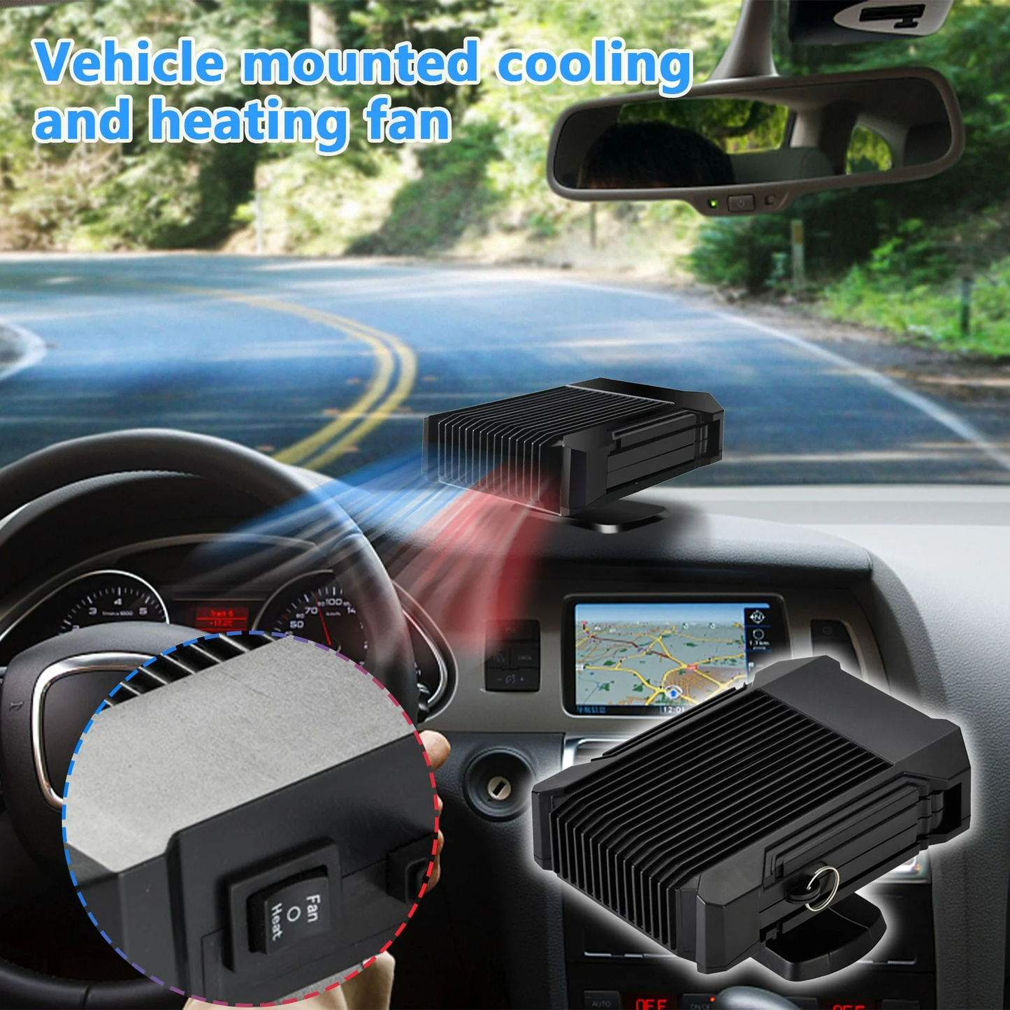 Car Heater For Windscreen 12V