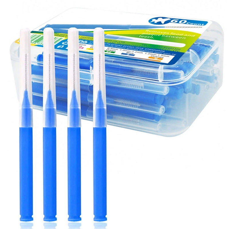 60Pcs X 1.2 mm Interdental Brushes Health Care Tooth