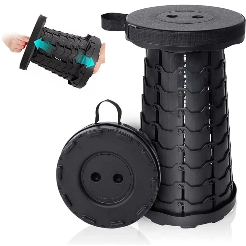 Outdoor Portable Folding Stool Retractable Travel Seat