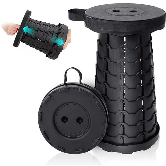 Outdoor Portable Folding Stool Retractable Travel Seat