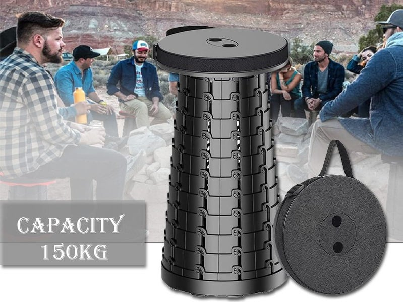 Outdoor Portable Folding Stool Retractable Travel Seat