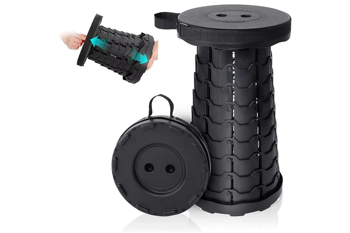 Outdoor Portable Folding Stool Retractable Travel Seat