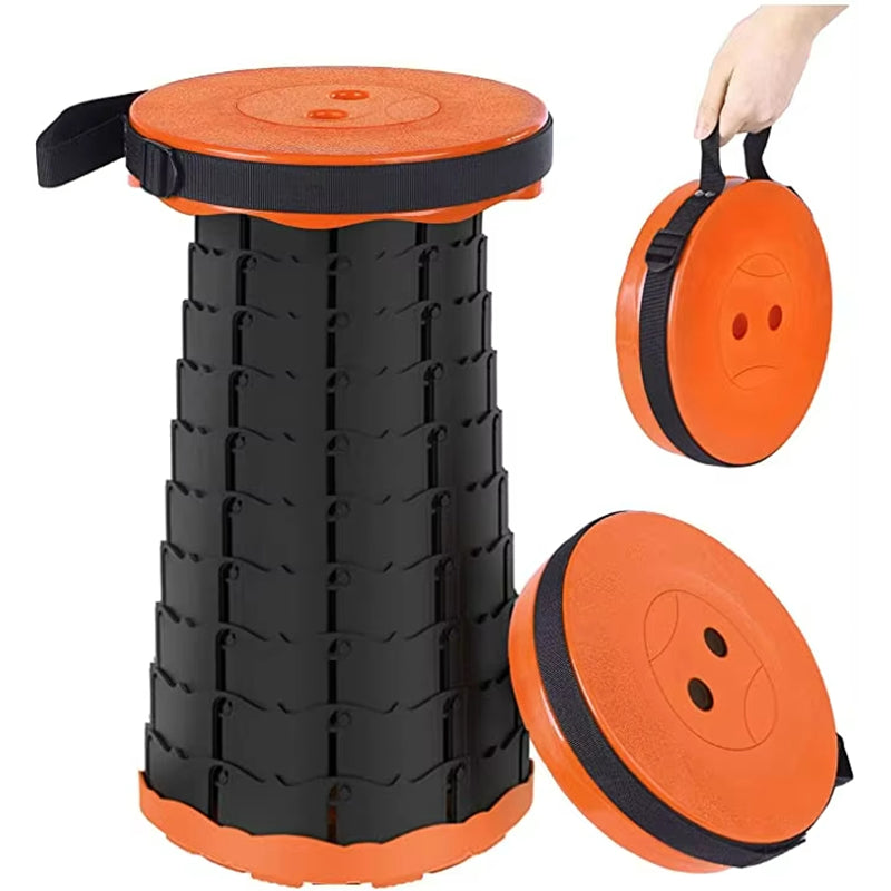 Outdoor Portable Folding Stool Retractable Travel Seat