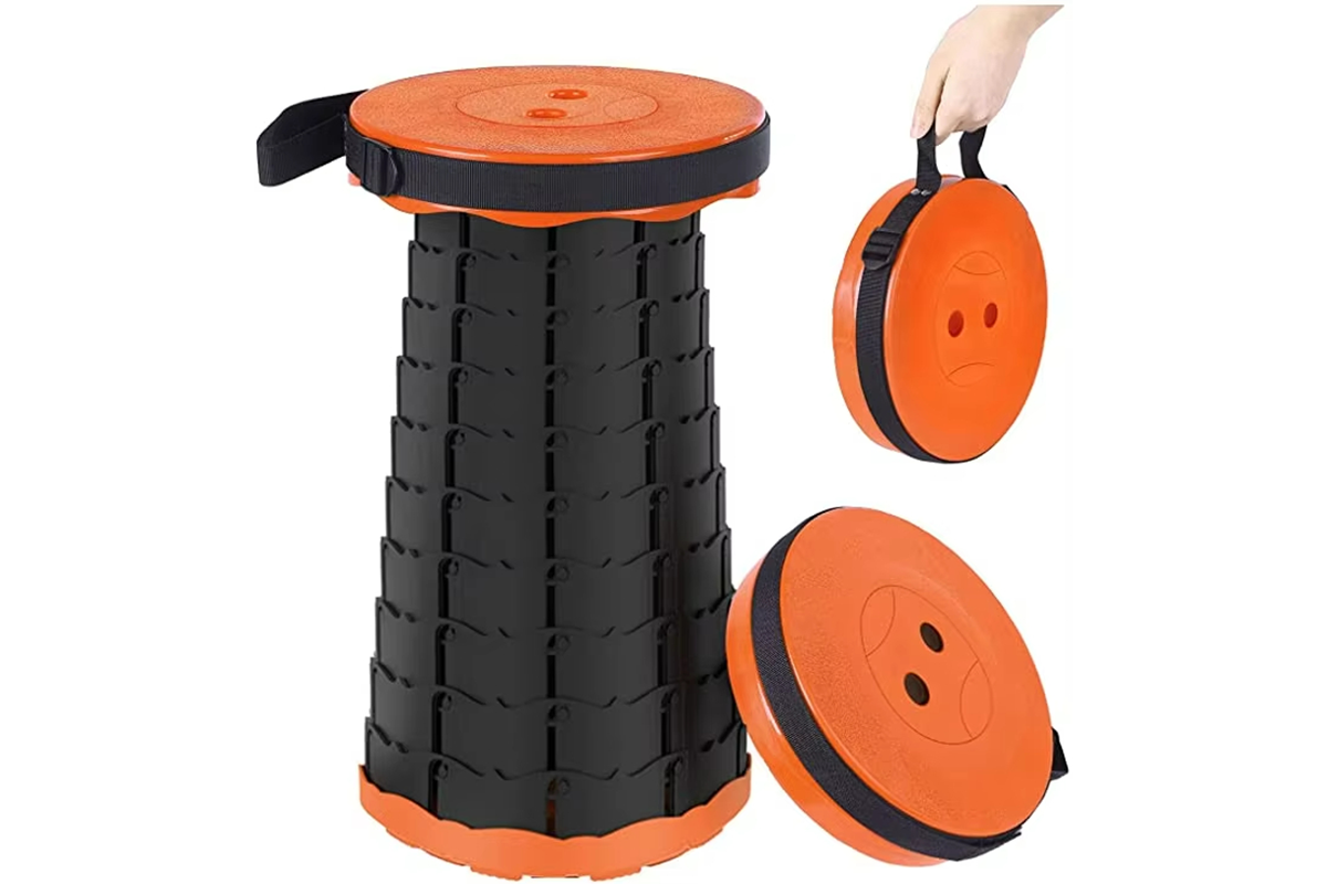 Outdoor Portable Folding Stool Retractable Travel Seat