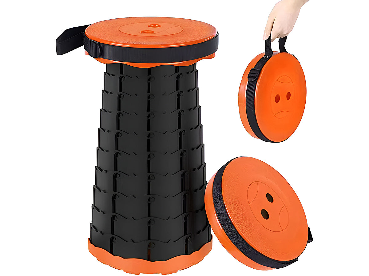 Outdoor Portable Folding Stool Retractable Travel Seat