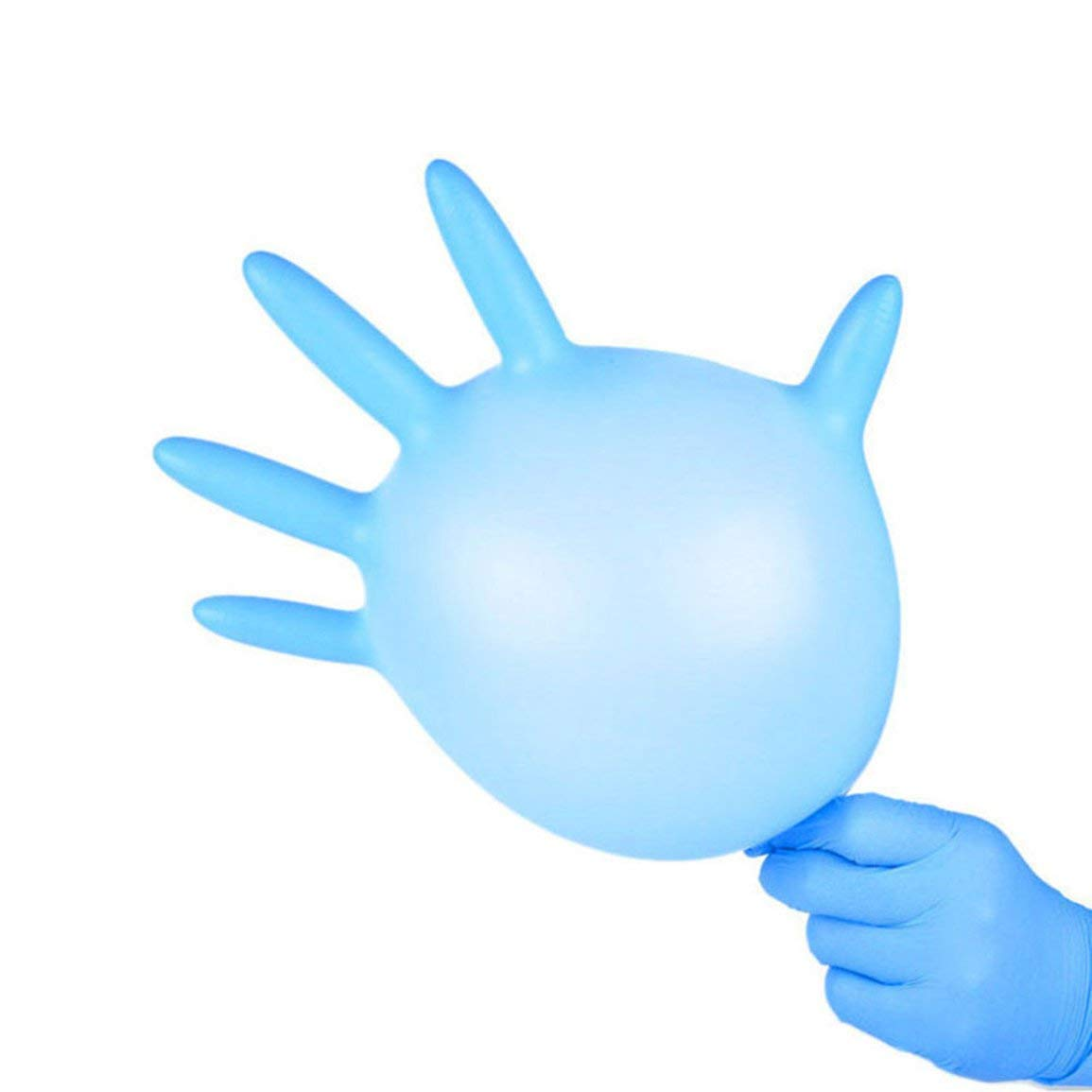 100x Disposable Nitrile Gloves Blue- Large