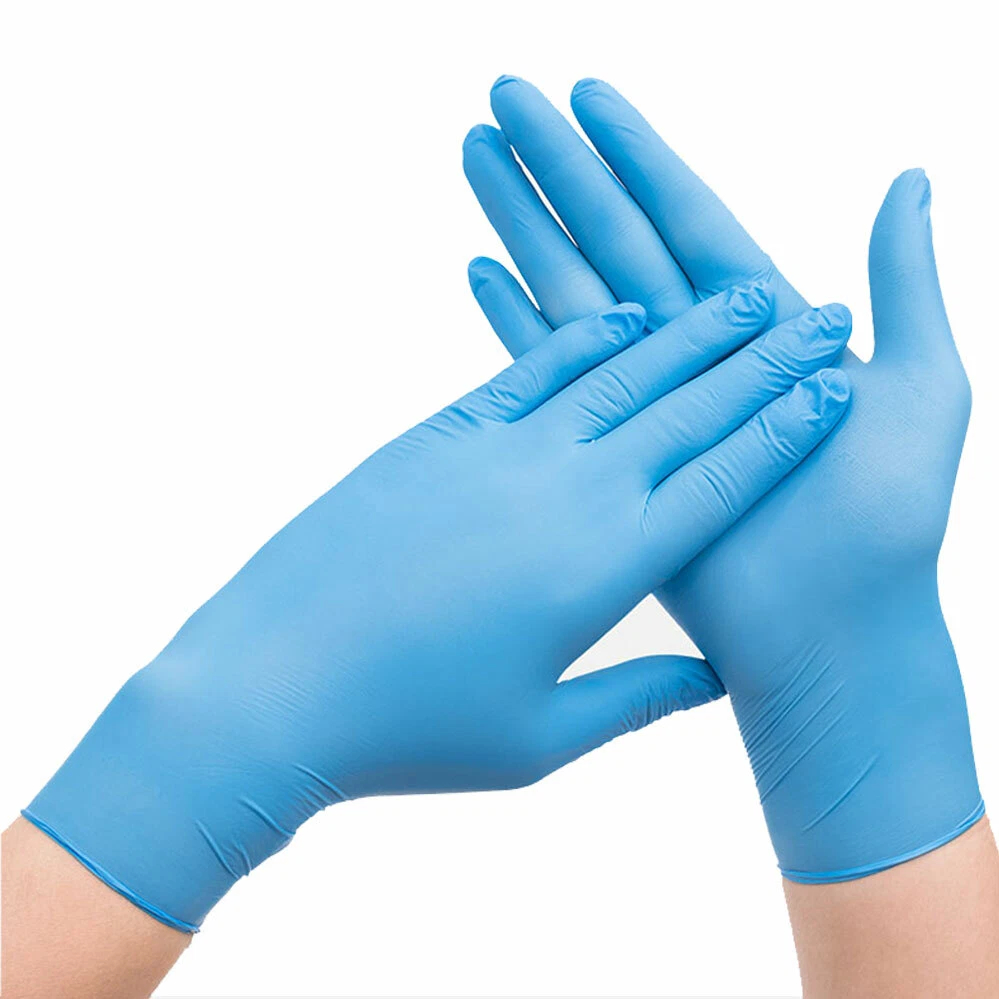 100x Disposable Nitrile Gloves Blue- Large