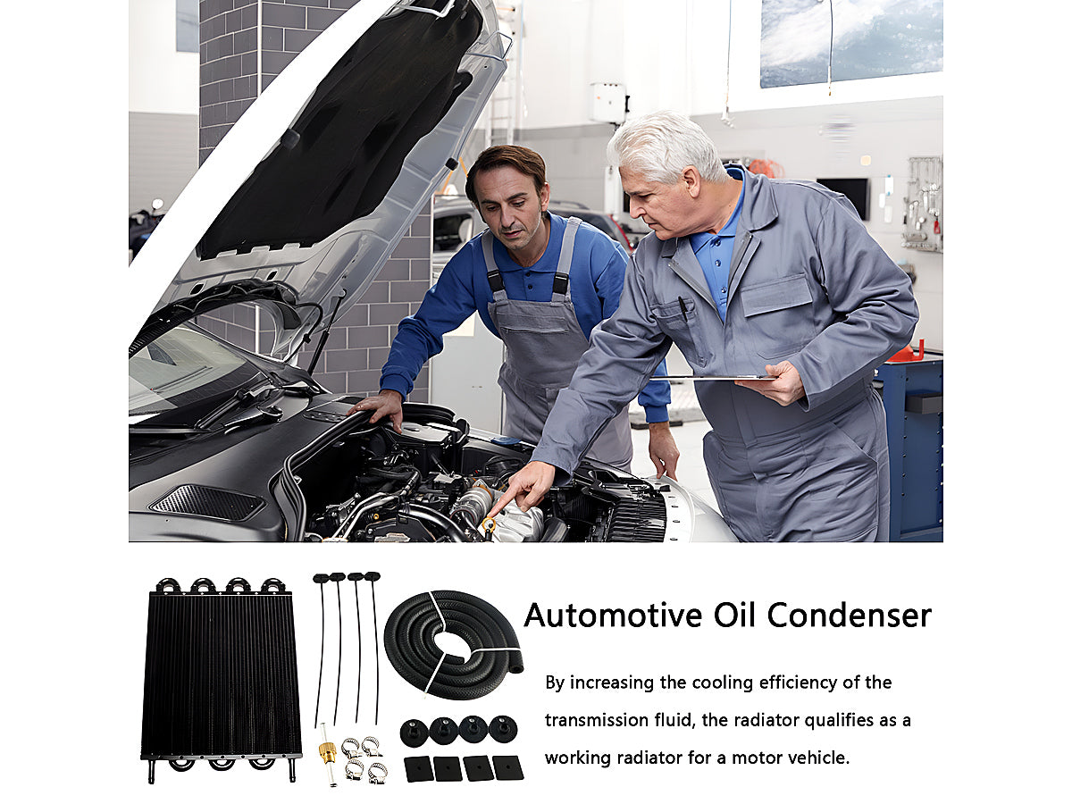 Engine Oil Cooler Radiator 8 Rows Kit
