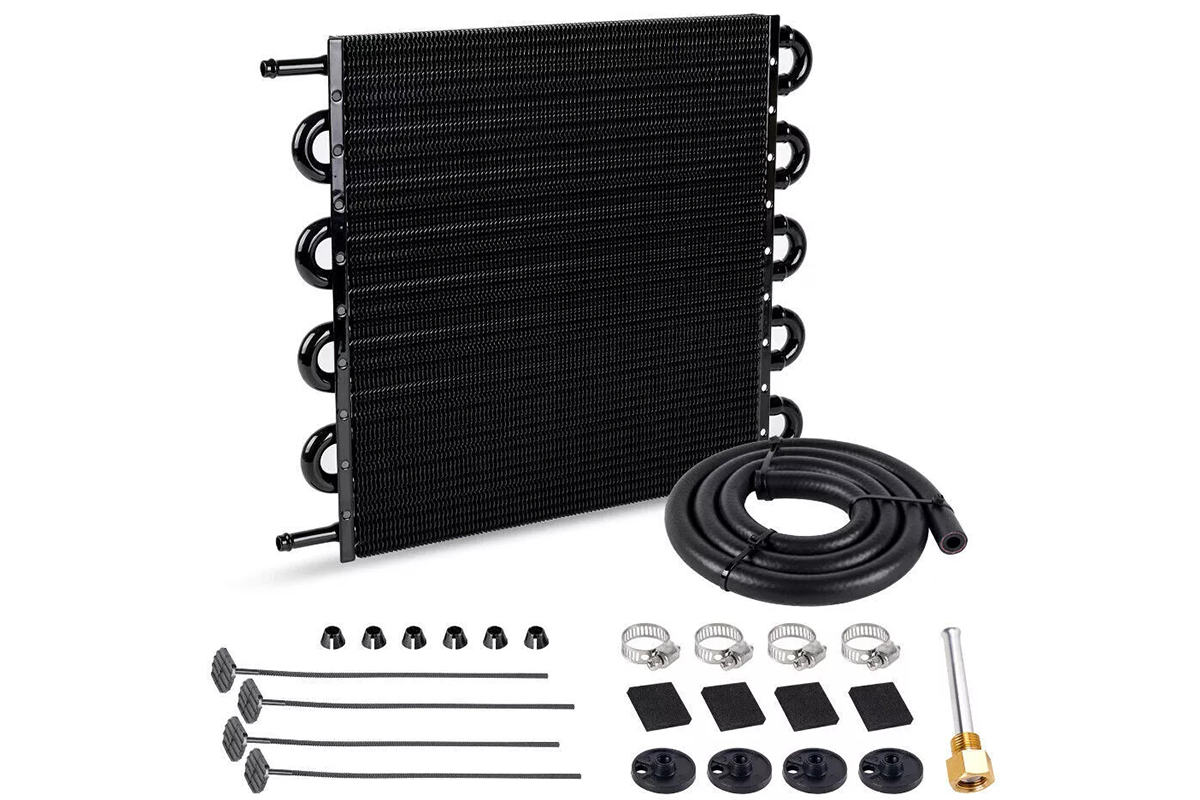 Engine Oil Cooler Radiator 8 Rows Kit