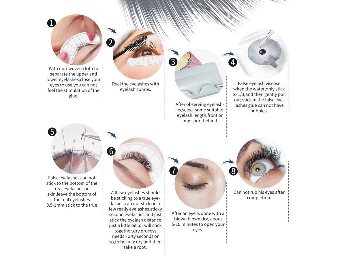 Lash Extensions Kit 12 Pcs