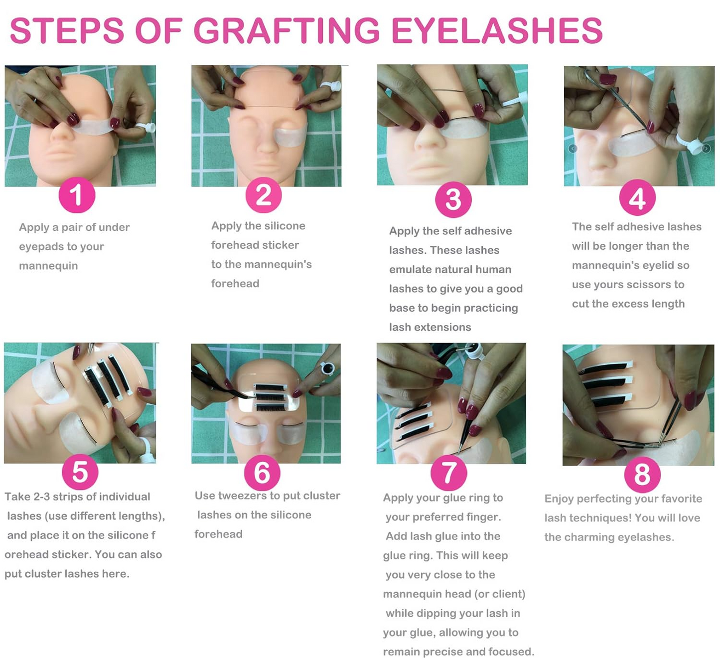 Lash Extensions Kit 12 Pcs
