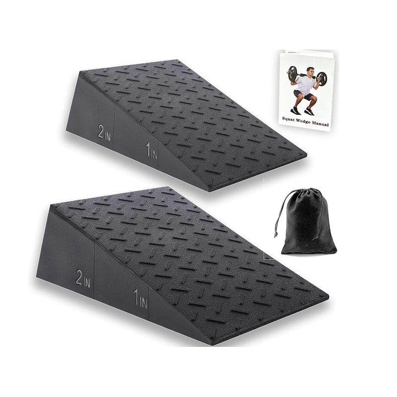 2 Pcs Squat Wedge Heel Ramp