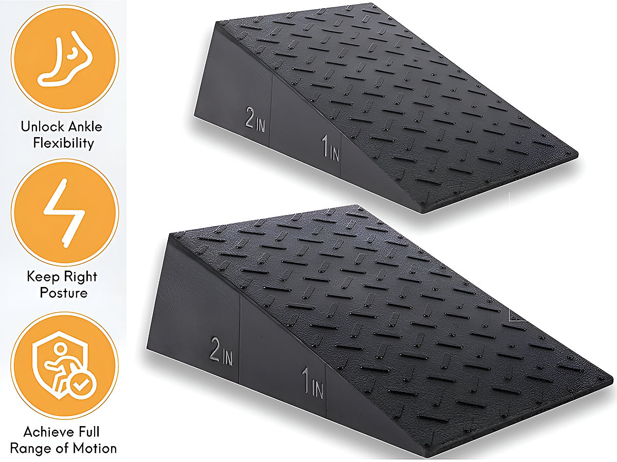 2 Pcs Squat Wedge Heel Ramp