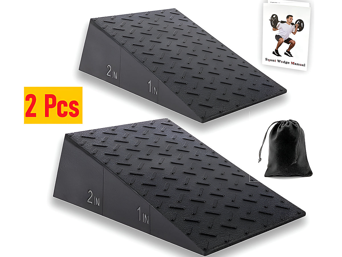 2 Pcs Squat Wedge Heel Ramp