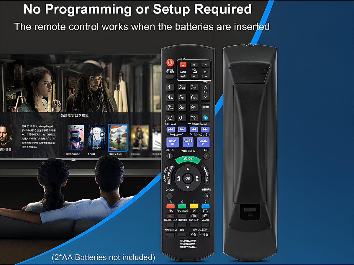 Replacement Remote for Panasonic Blu-ray Disc Players