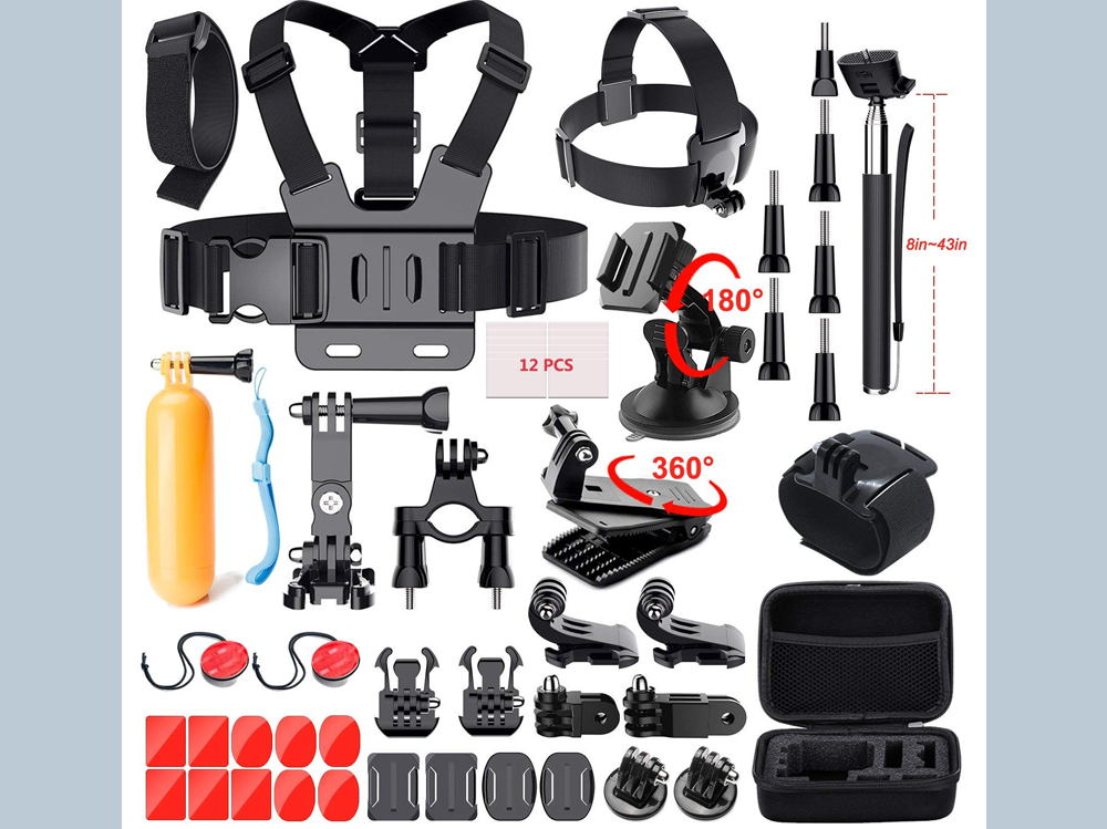Action Camera Accessories 49-in-1