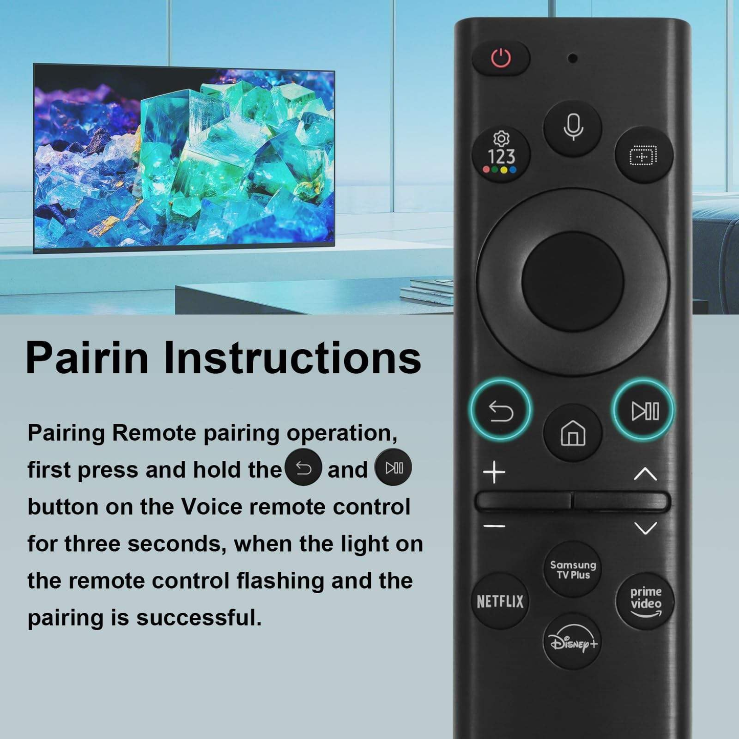Samsung Smart Solar TV Remote replacement