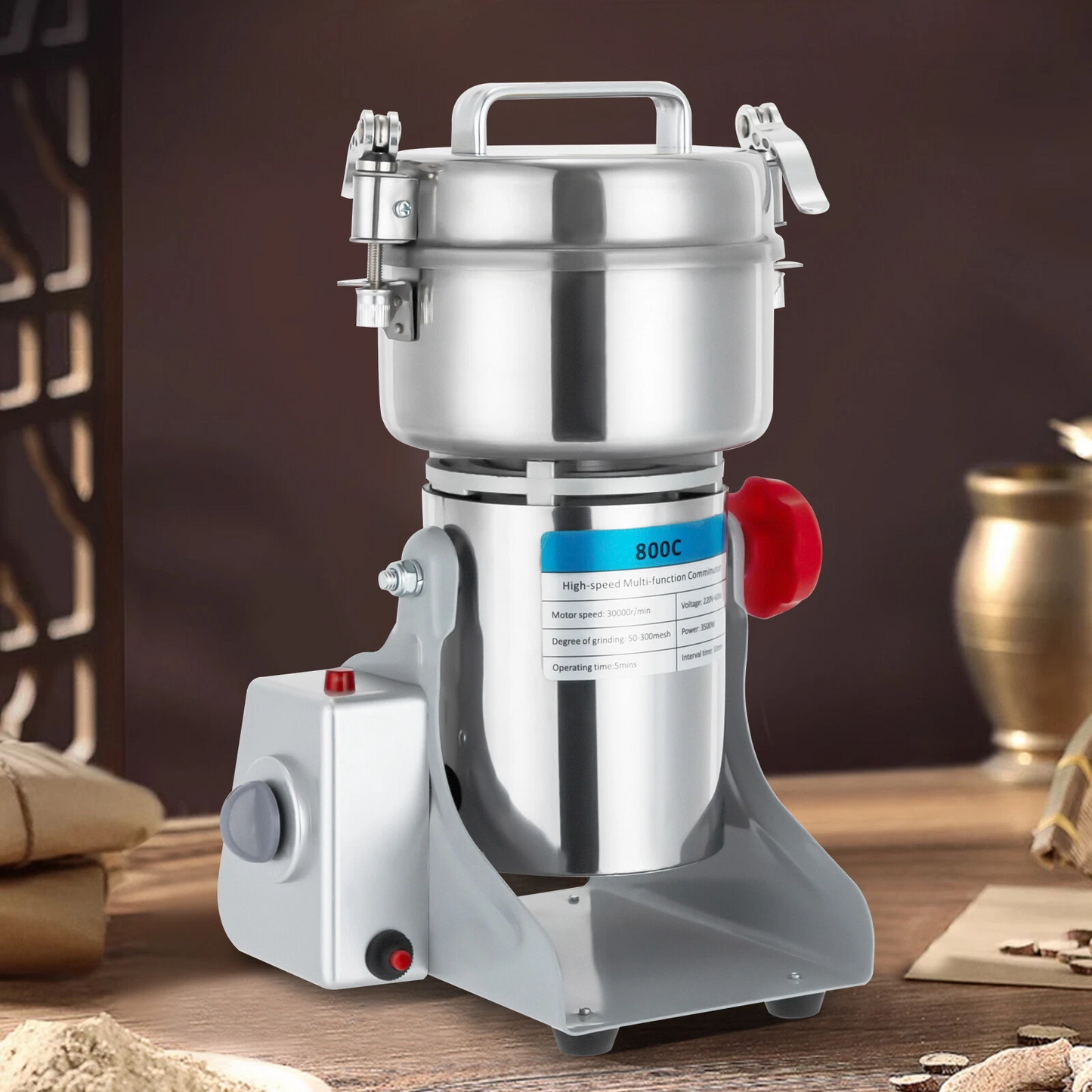 Electric Dry Food Grinder Machine 800G