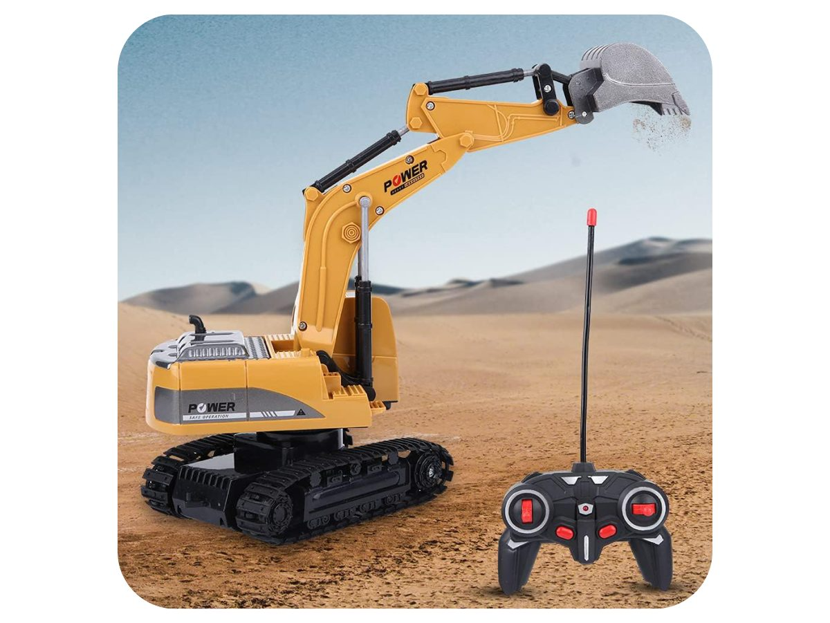 Digger Excavator Riding Toys Ride-On Car Toy Truck Toddler