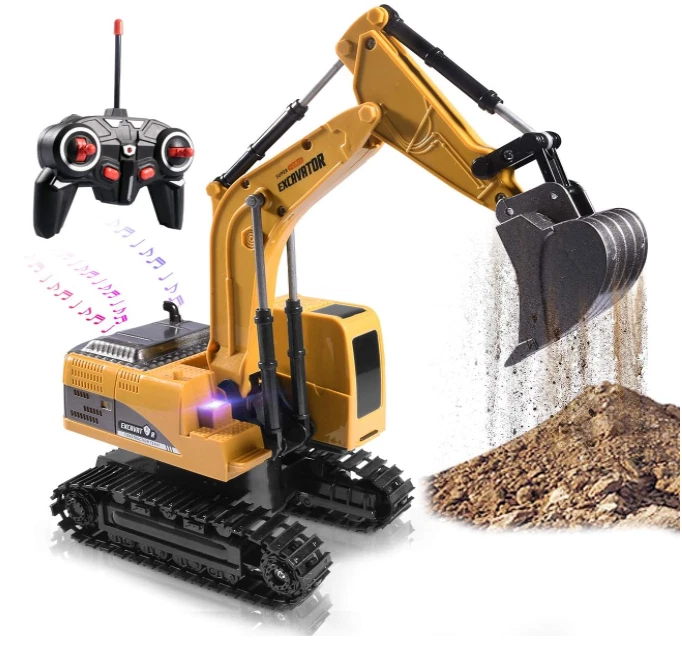 Digger Excavator Riding Toys Ride-On Car Toy Truck Toddler