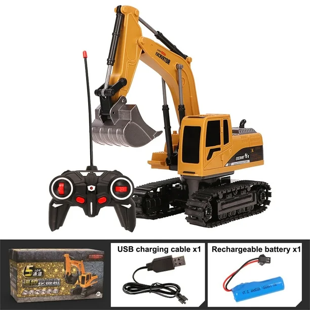 Digger Excavator Riding Toys Ride-On Car Toy Truck Toddler
