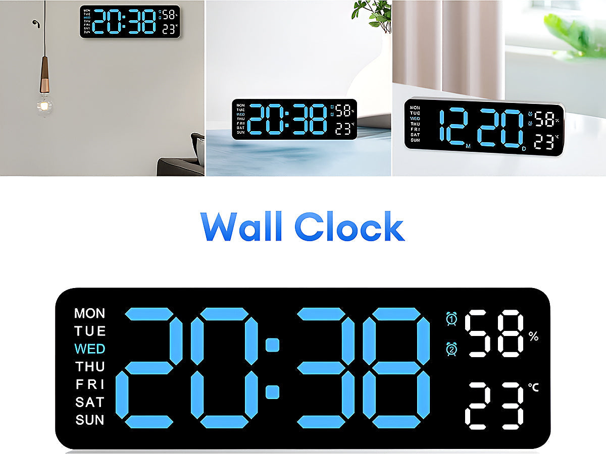 Digital Wall Clock 16 inch Large
