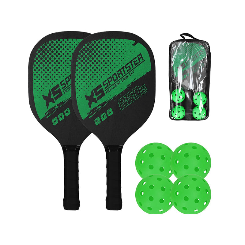 Pickleball Set with 4 Aerodynamic Balls