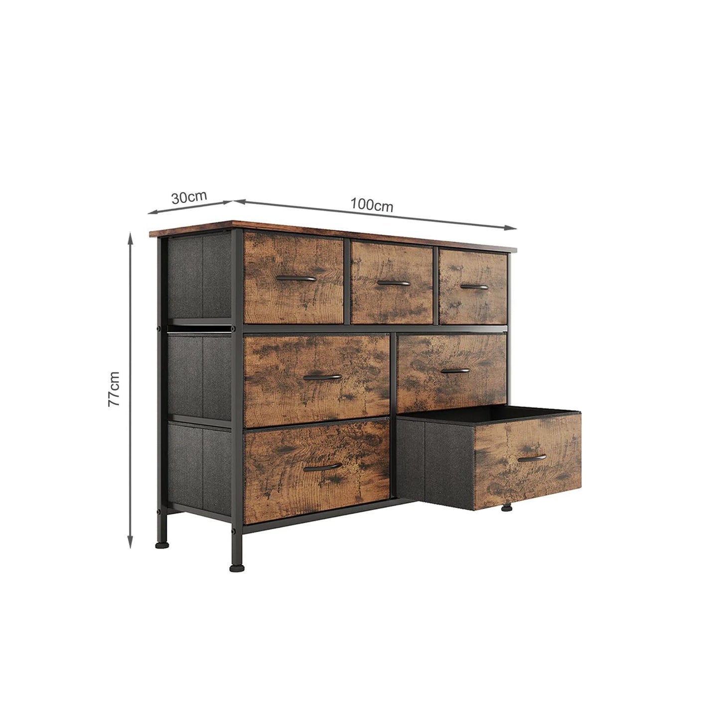 7 Drawer Lowboy