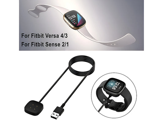 Charging Cable for Fitbit Sense 1/2 & Fitbit Versa 3/4
