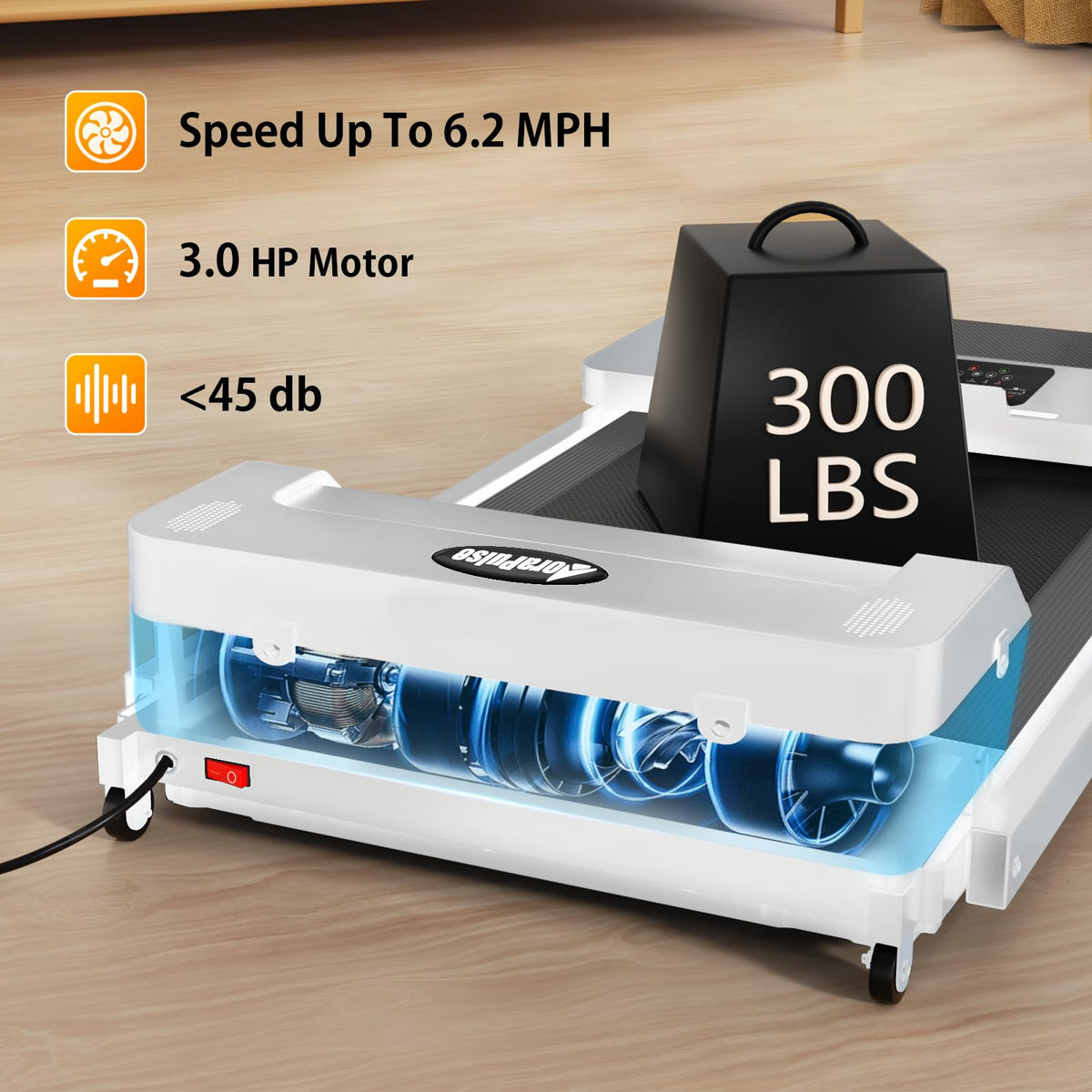 Treadmill Foldable Walking Treadmill