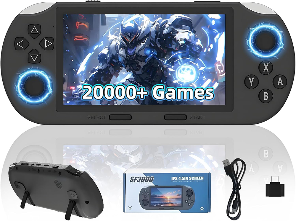Portable Handheld Gaming Console – 20,000+ Games