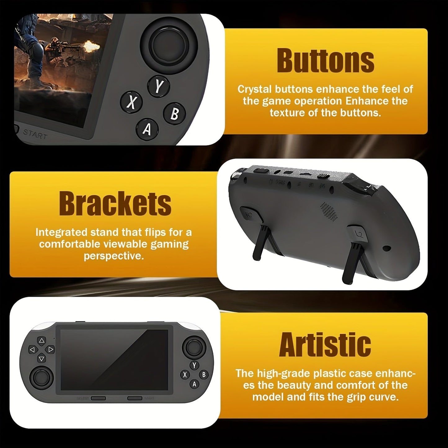 Portable Handheld Gaming Console – 20,000+ Games