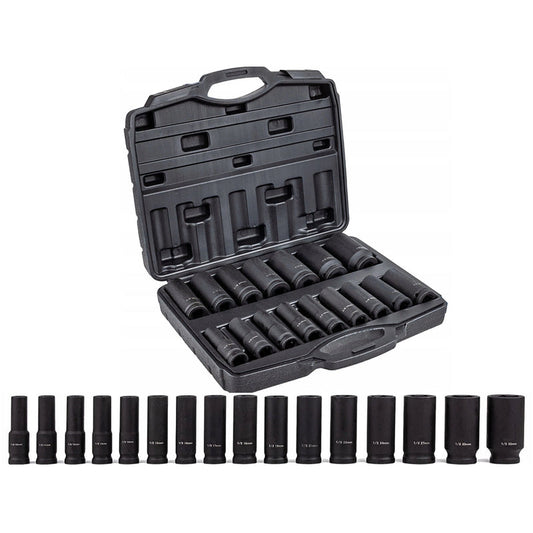 16 PCS Deep Impact Socket Set