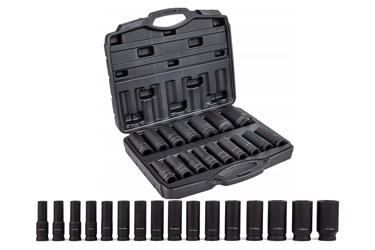 16 PCS Deep Impact Socket Set