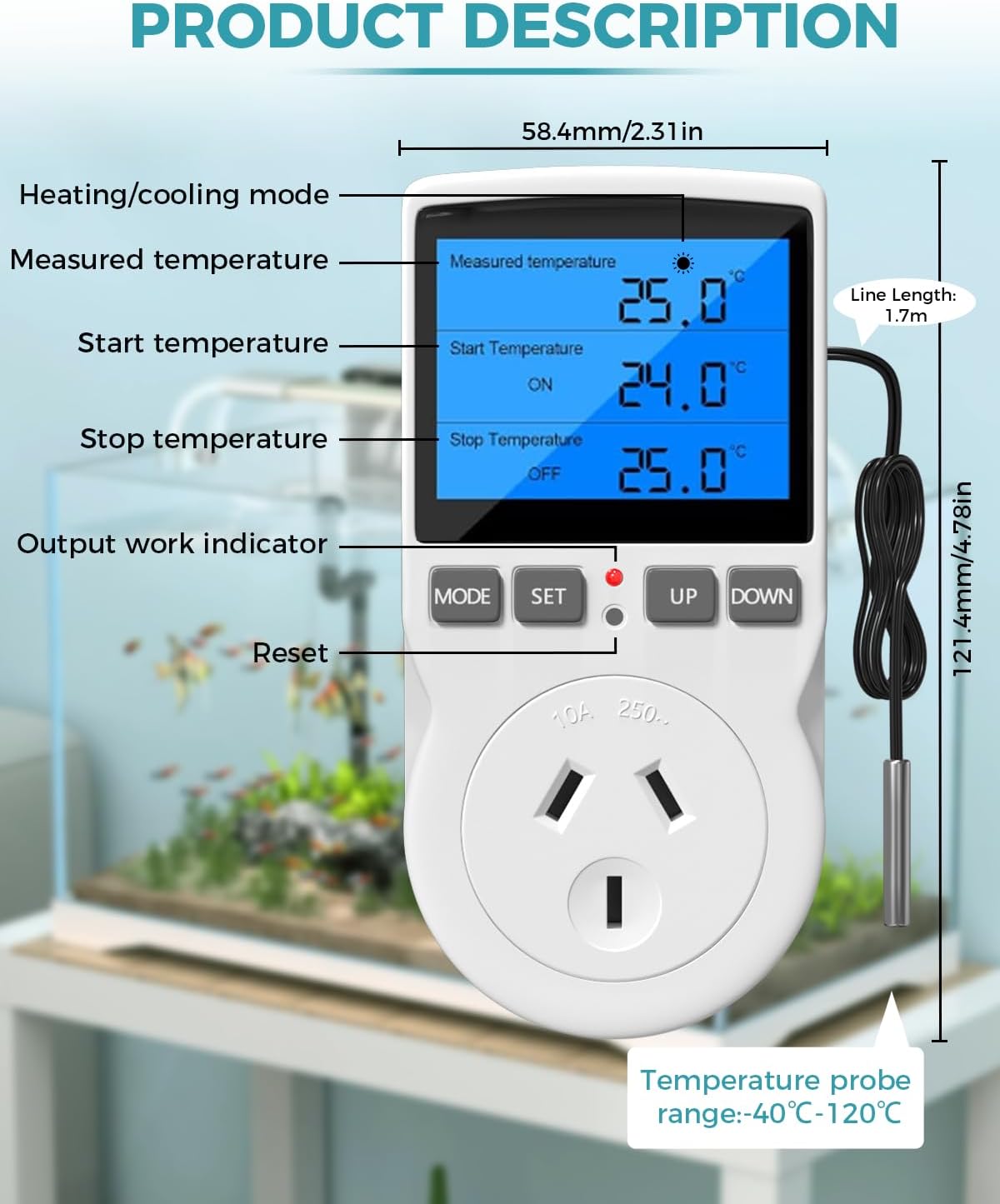 Digital Temperature Controller Timer