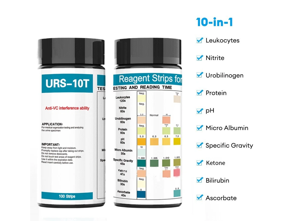 Urine PH Test Strips Protein Ketone Testing Strip