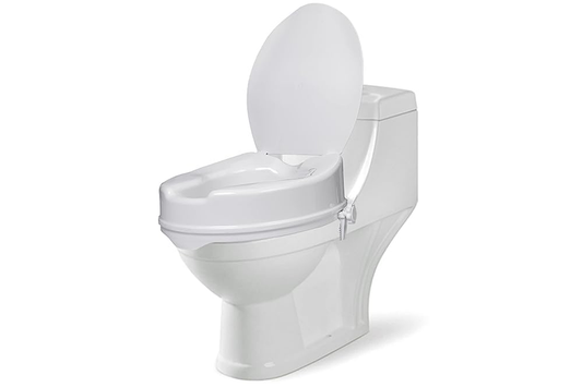 Raised Toilet Seat With Lid