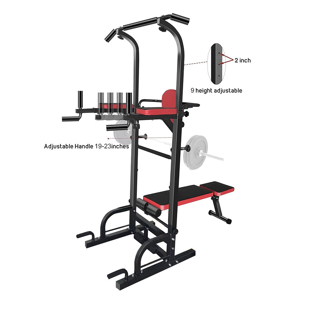 Power Tower Dip Station – Heavy Duty Multi-Function Strength Training Tower
