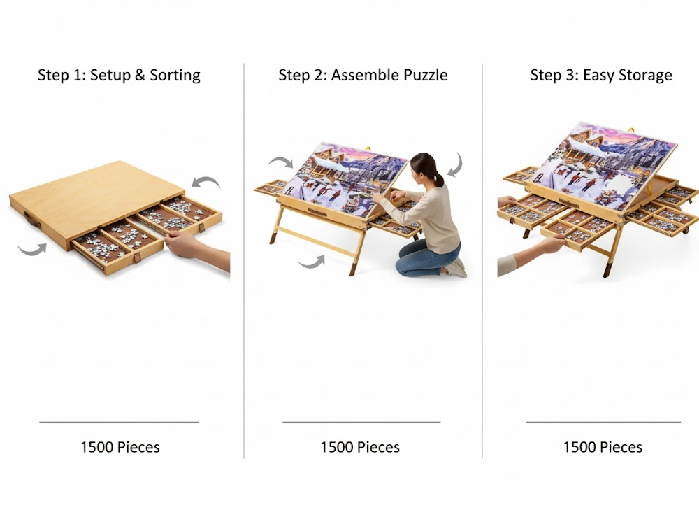 Jigsaw Puzzle Table