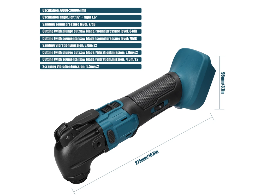 Cordless Oscillating Multi tool Fits Makita 18V Battery
