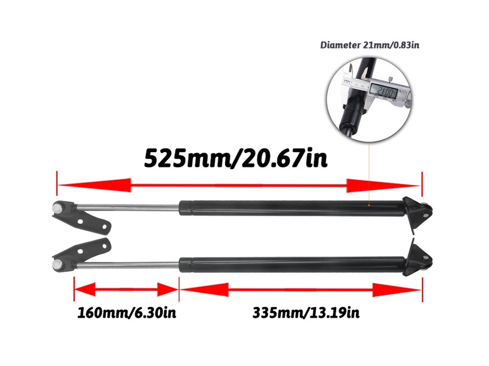 Bonnet Gas Struts Fit For Holden Commodore