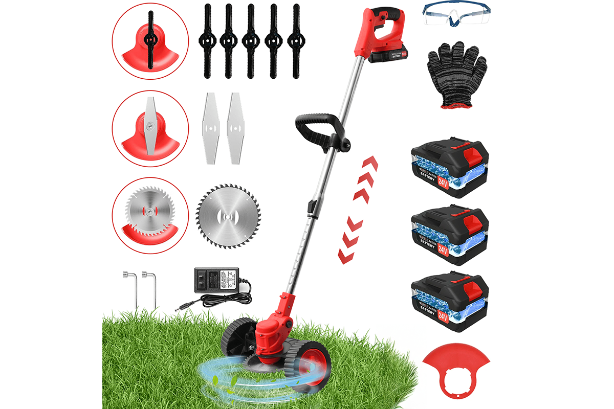 Lawn Mower Cordless Weed Cutter Garden Trimmer