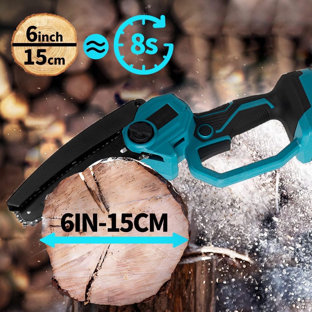 Mini Chain saw Cordless Power Chain Saws 6 Inch