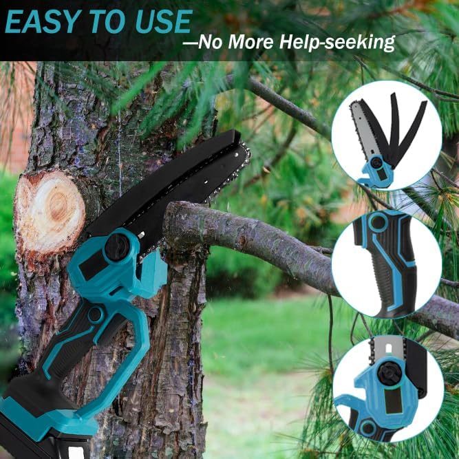 Mini Chain saw Cordless Power Chain Saws 6 Inch