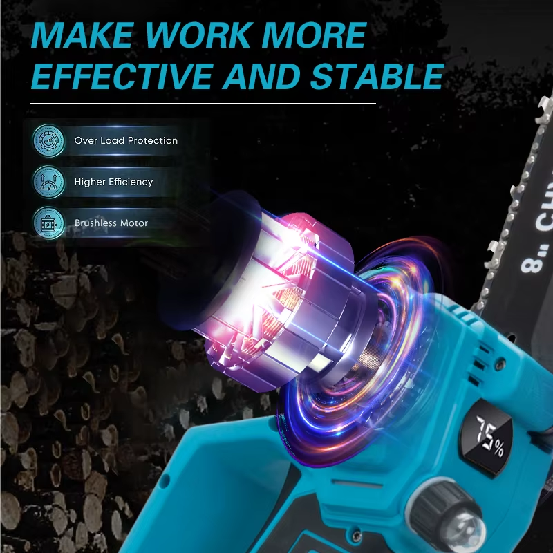 Mini Chain saw Cordless Power Chain Saws 8 Inch